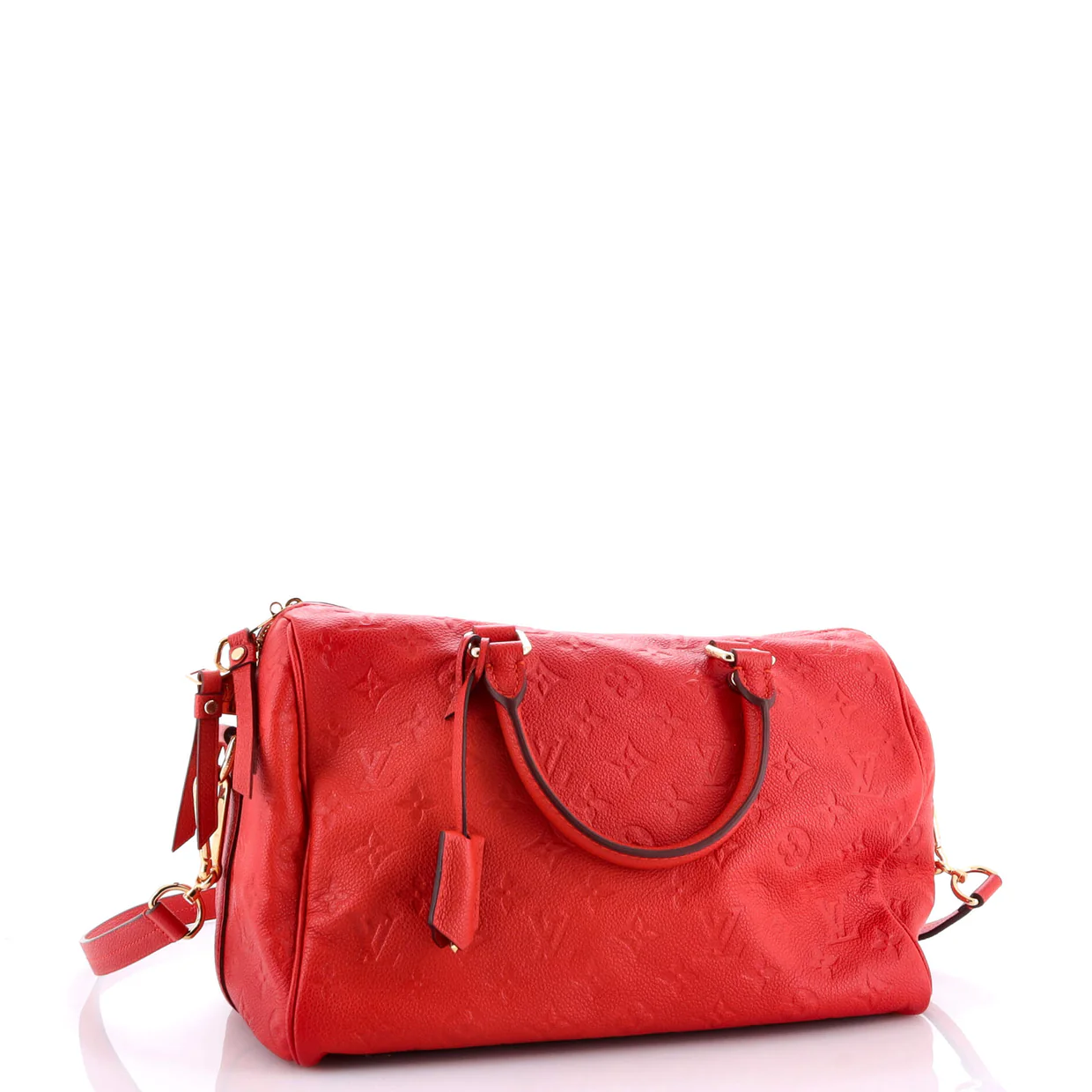 Speedy Bandouliere Bag Monogram Empreinte Leather 30 - Deep Luxury