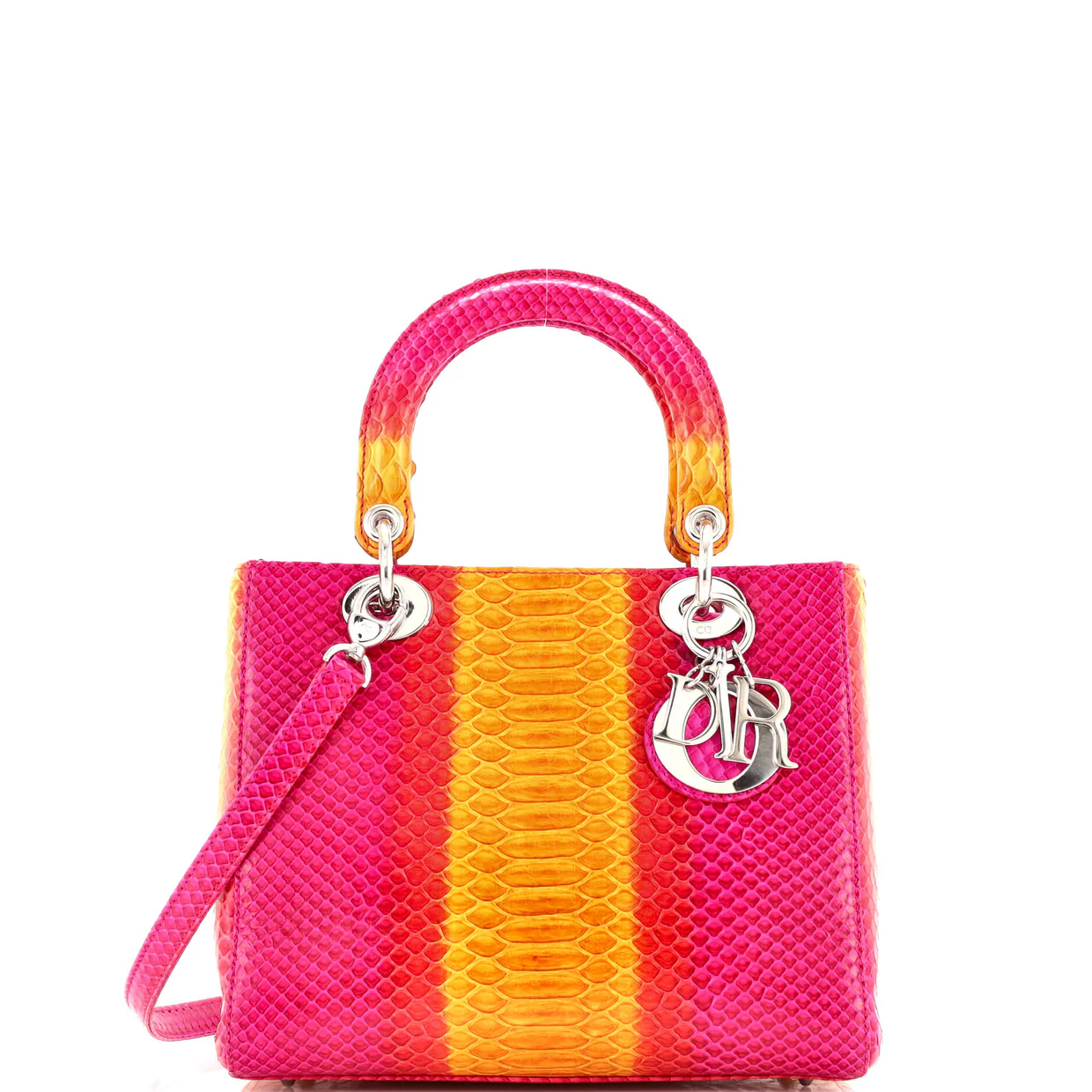 Lady Dior Bag Python Medium - Deep Luxury