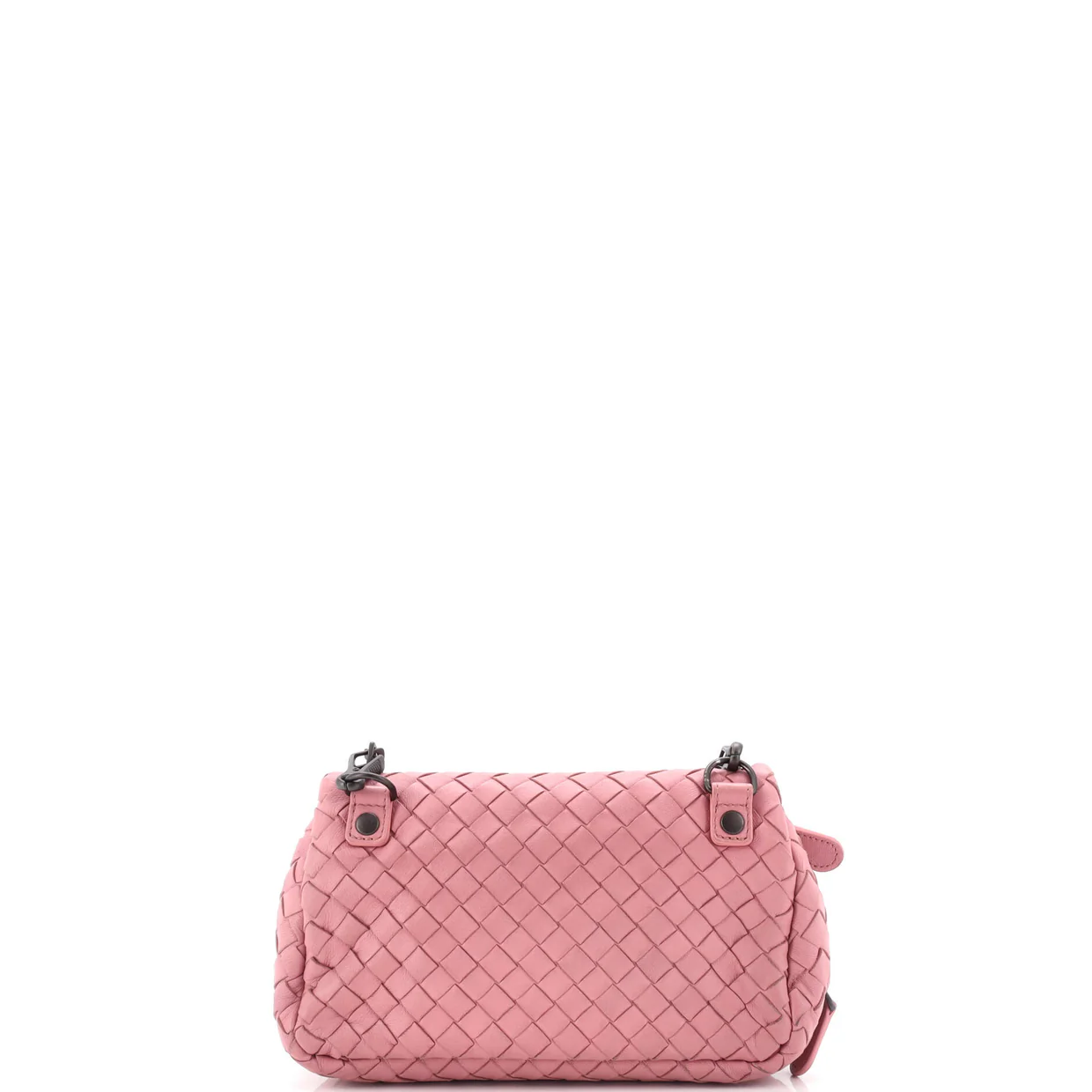 Expandable Chain Crossbody Bag Intrecciato Nappa Small - Deep Luxury