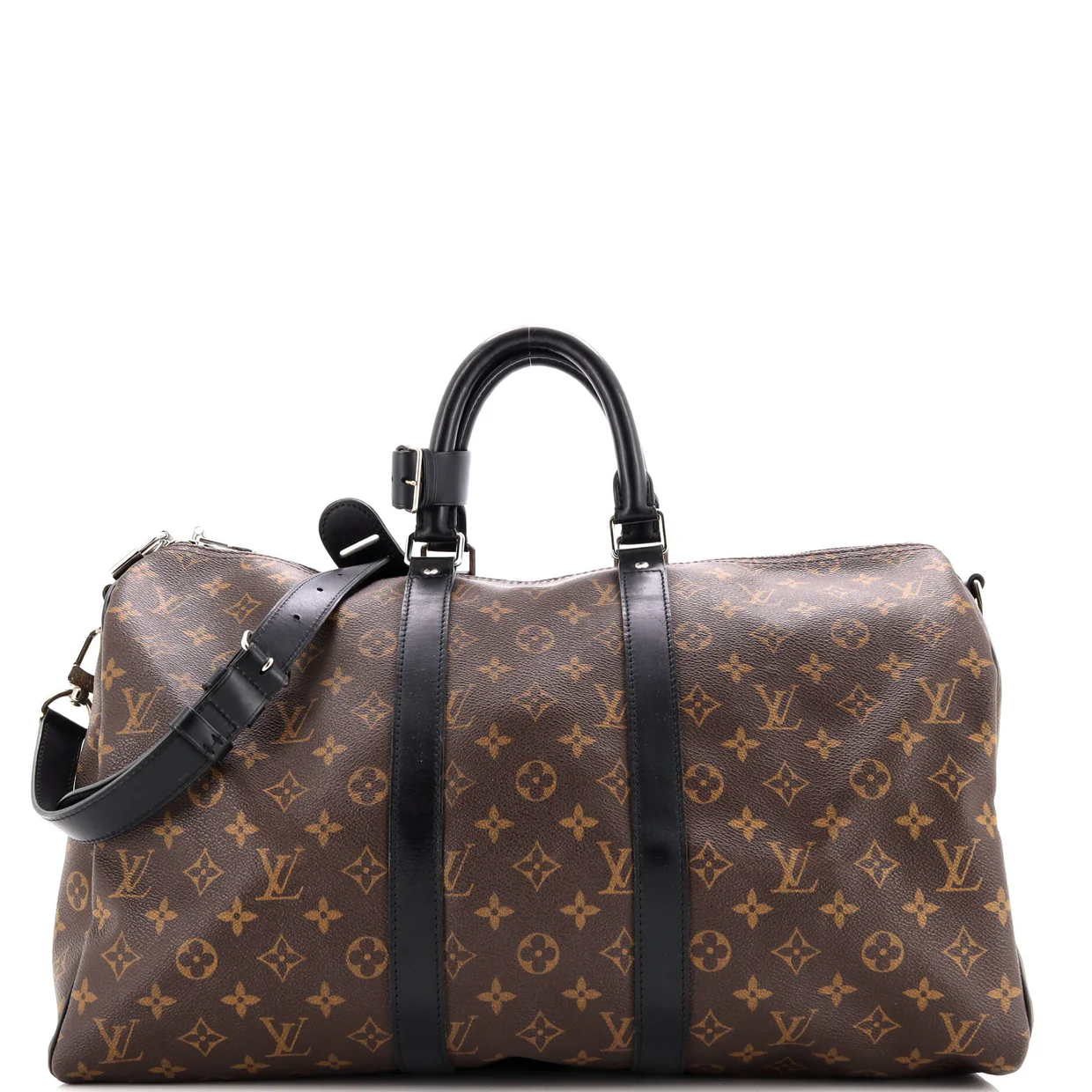 Keepall Bandouliere Bag Macassar Monogram Canvas 45 - Deep Luxury