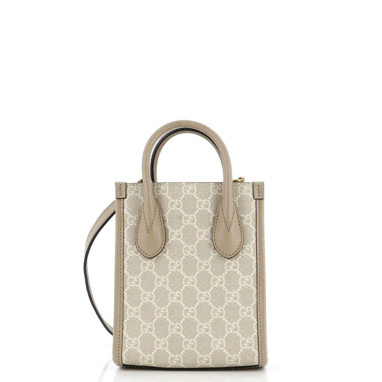 Interlocking G Patch Tote GG Coated Canvas Mini - Deep Luxury