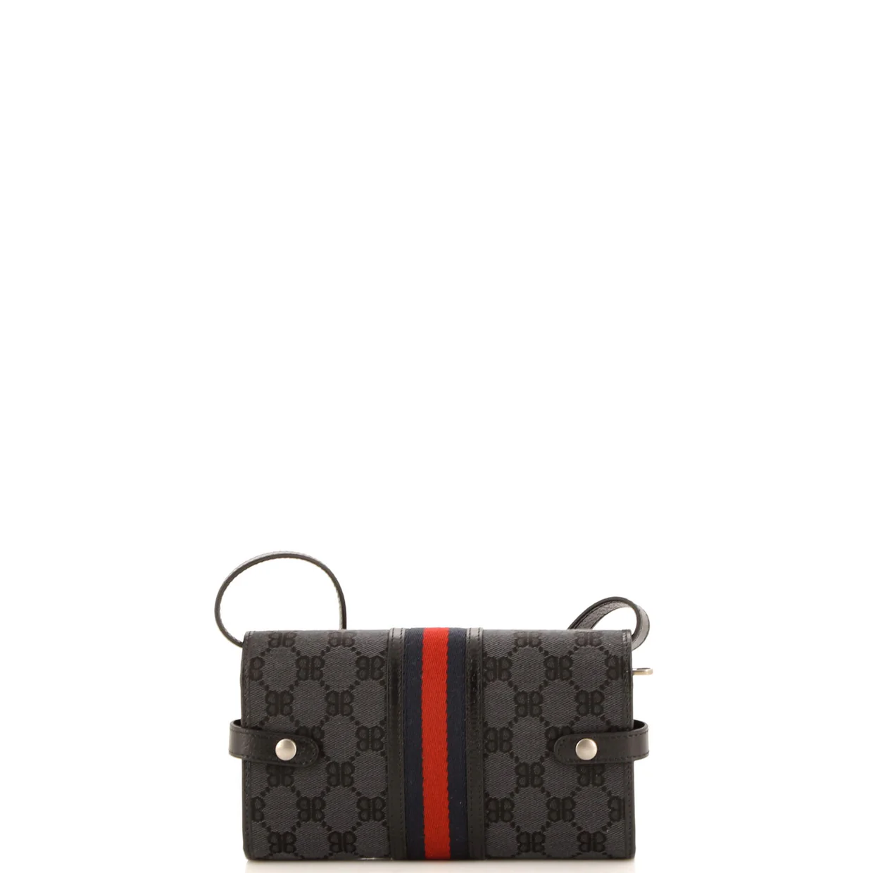 x Gucci The Hacker Wallet on Strap BB Coated Canvas - Deep Luxury