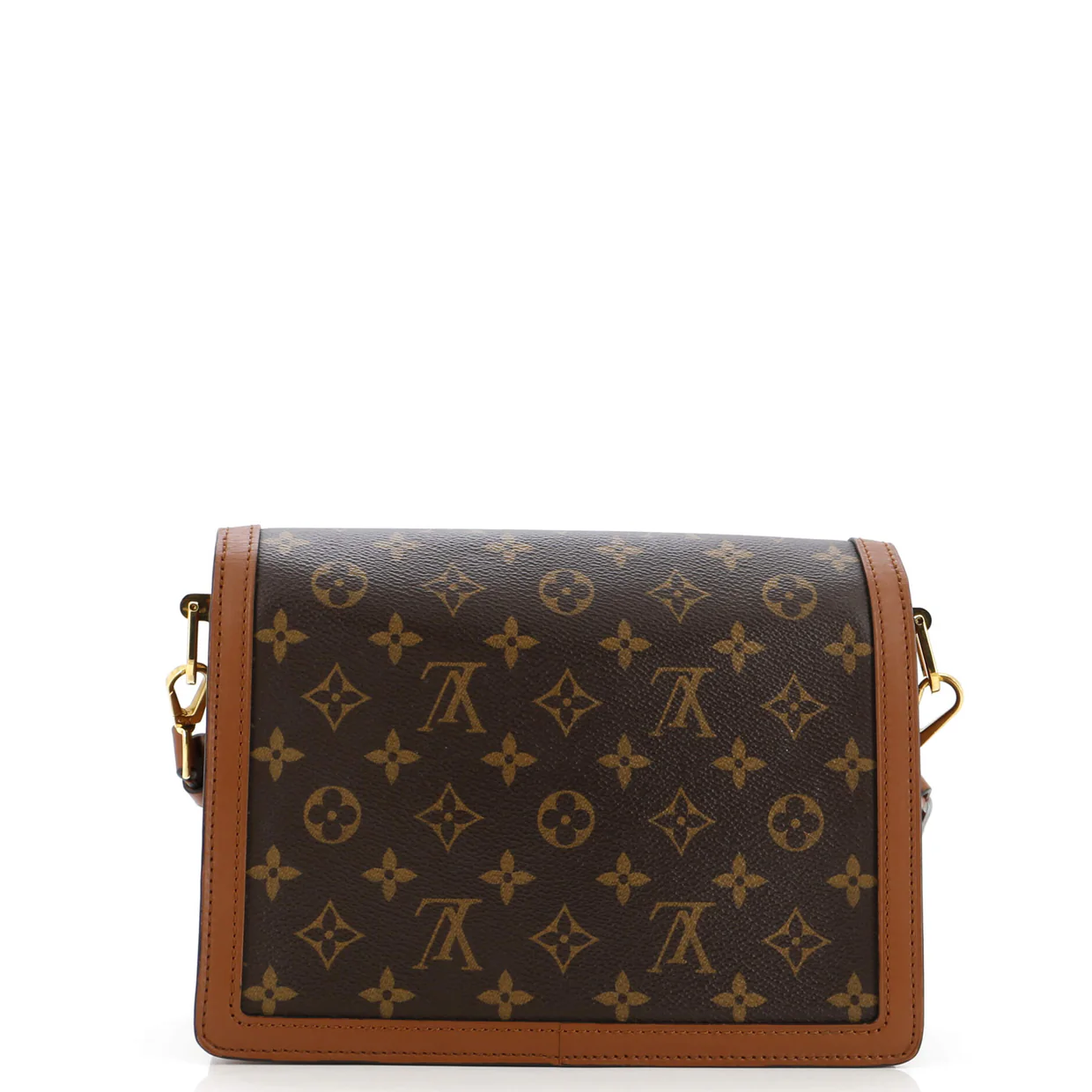 Dauphine Shoulder Bag Reverse Monogram Canvas MM - Deep Luxury