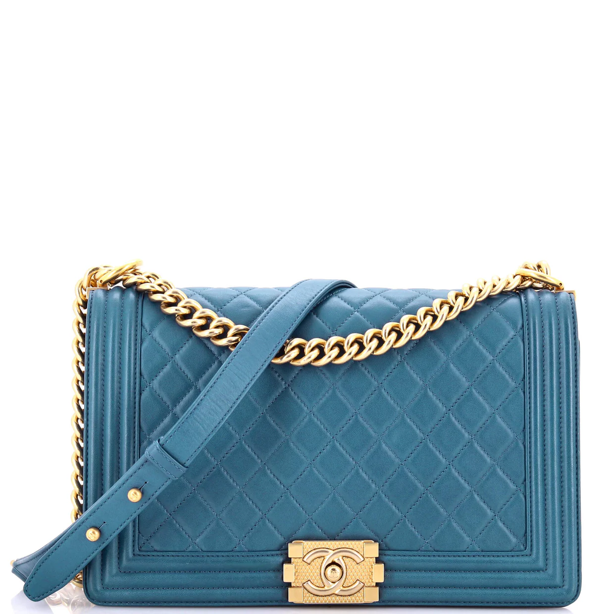 Boy Flap Bag Quilted Calfskin New Medium - Deep Luxury