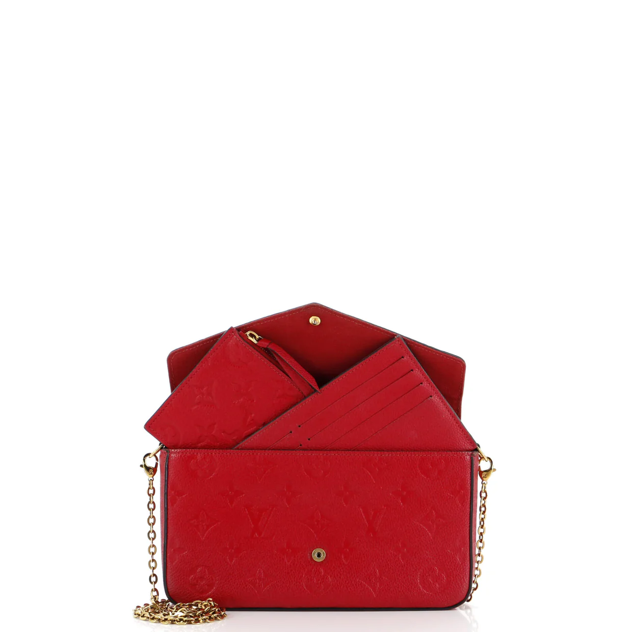 Felicie Pochette Monogram Empreinte Leather - Deep Luxury