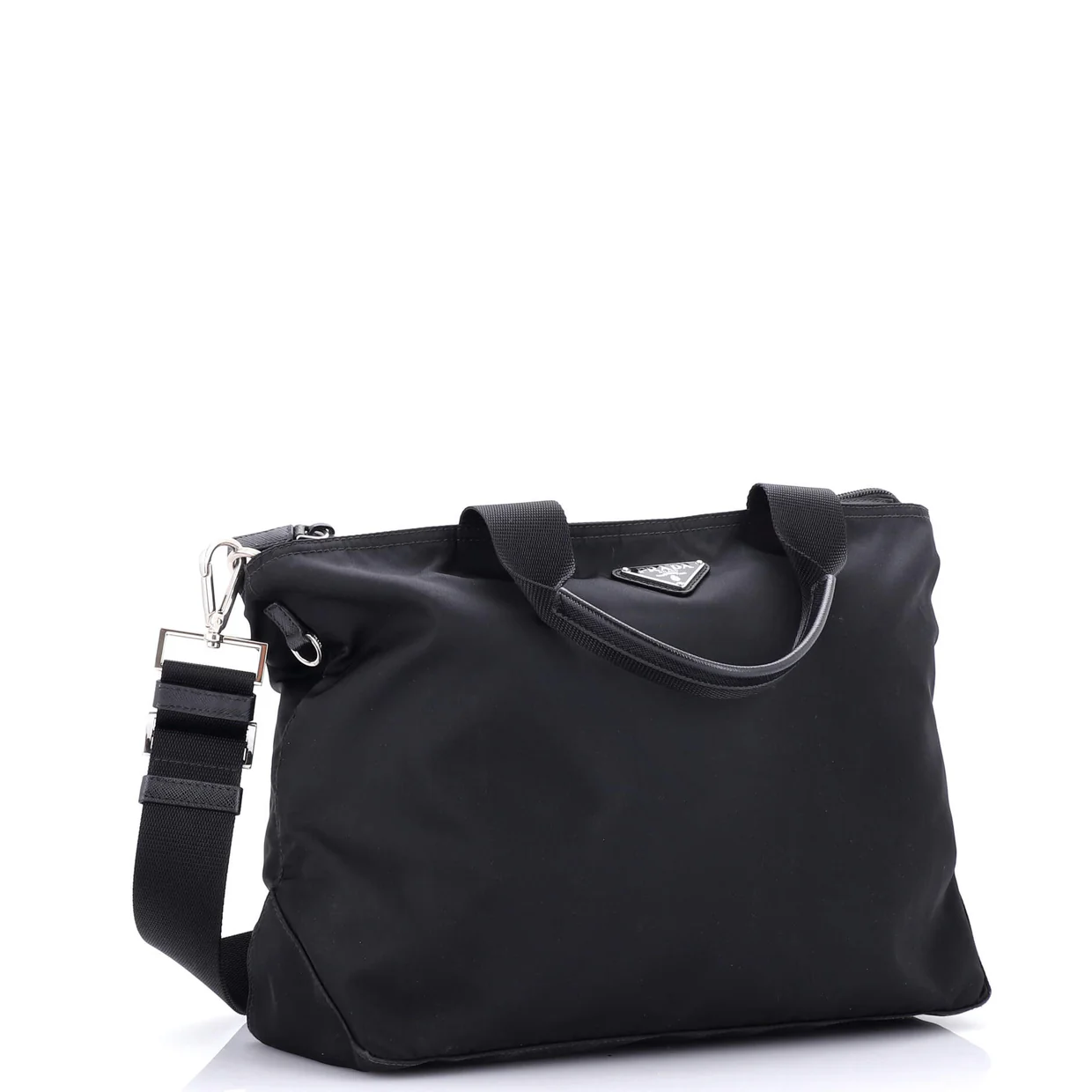 Convertible Zip Tote Tessuto Medium - Deep Luxury
