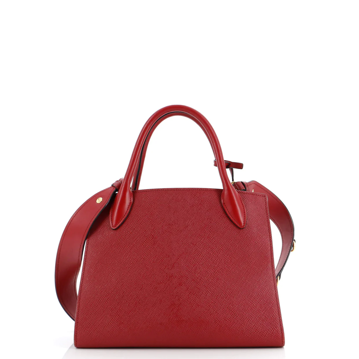 Monochrome Tote Saffiano with City Calf Small - Deep Luxury
