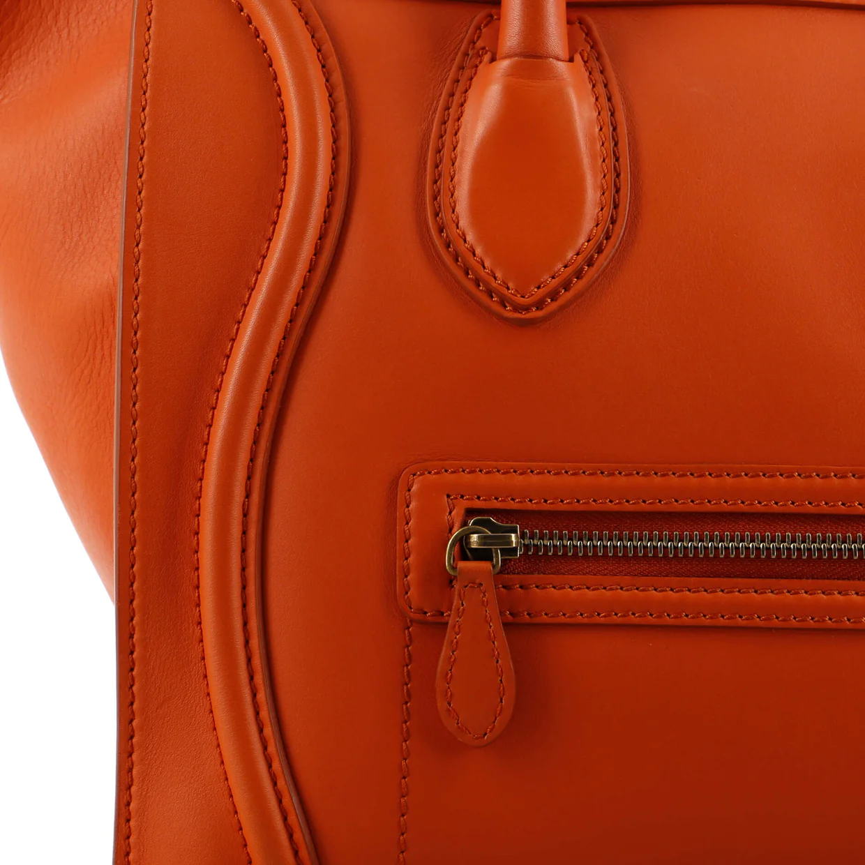 Luggage Bag Smooth Leather Mini - Deep Luxury