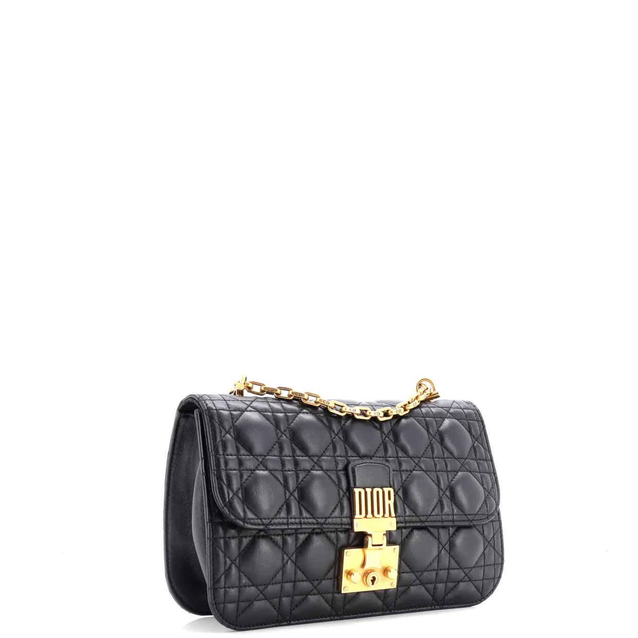 Dioraddict Flap Bag Cannage Quilt Lambskin Medium - Deep Luxury