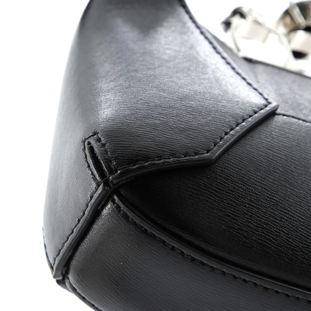 Jewelled Hobo Leather Mini - Deep Luxury