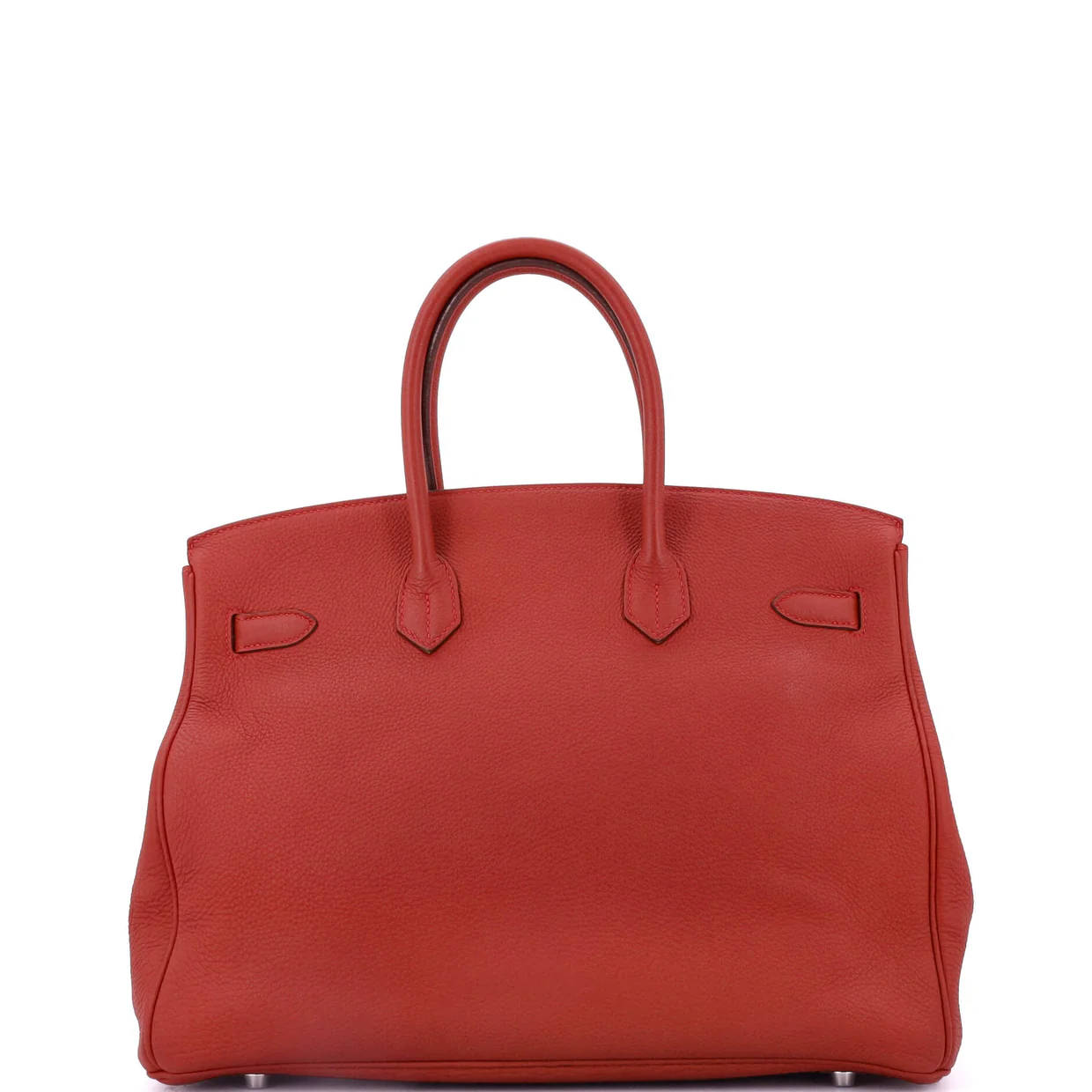 Birkin Handbag Géranuim Togo with Palladium Hardware 35 - Deep Luxury