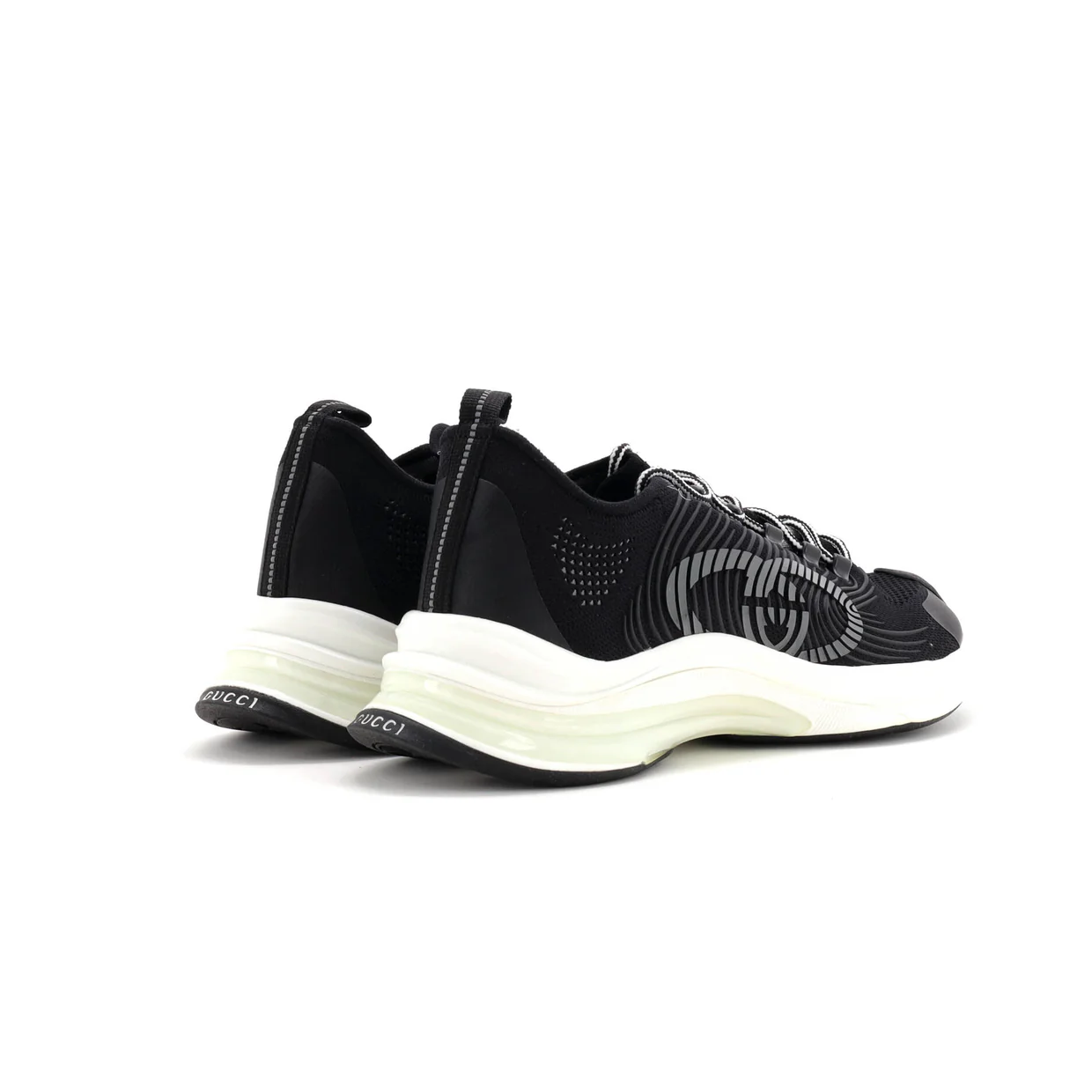 Men's Run Sneakers Embroidered Technical Fabric - Deep Luxury