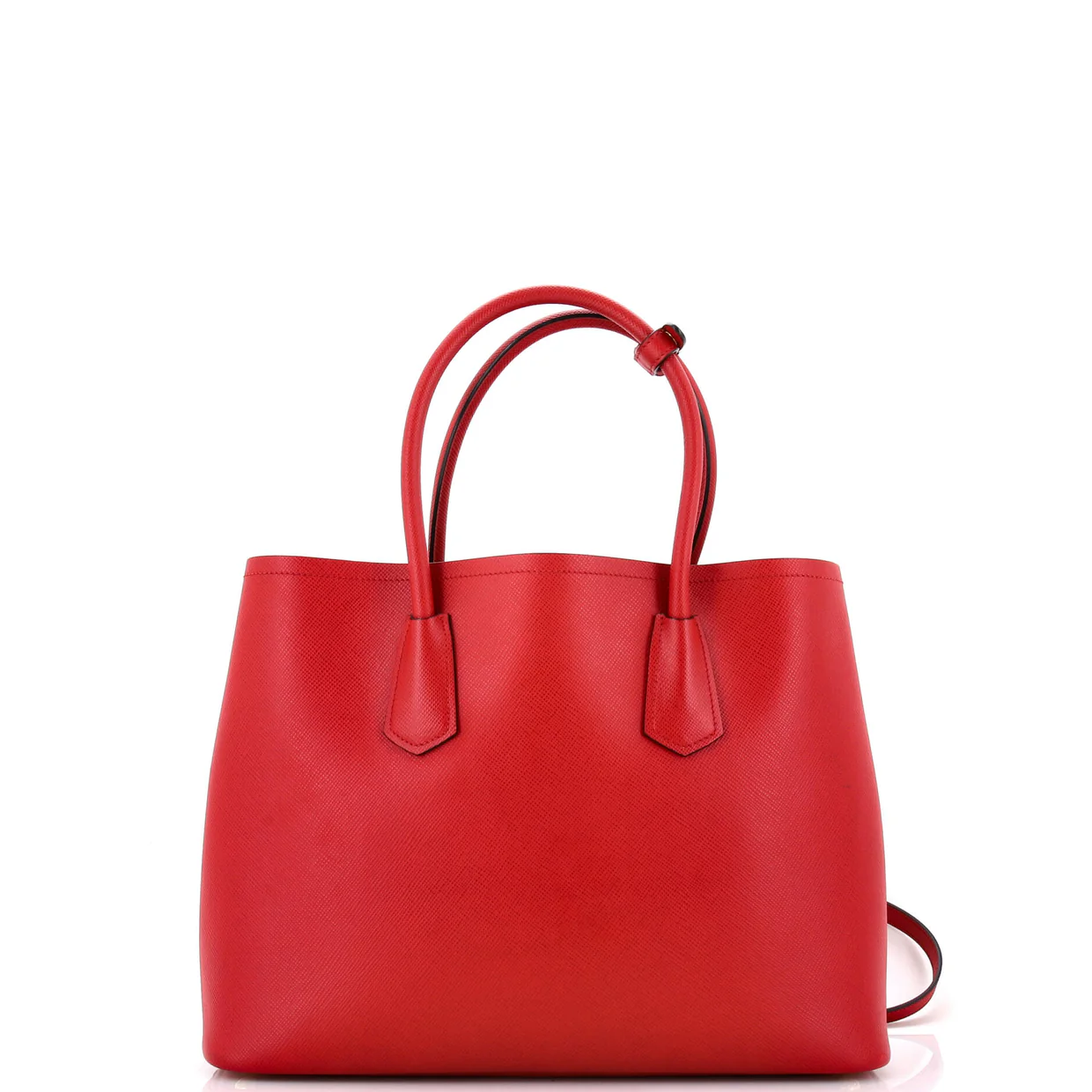 Cuir Double Tote Saffiano Leather Large - Deep Luxury
