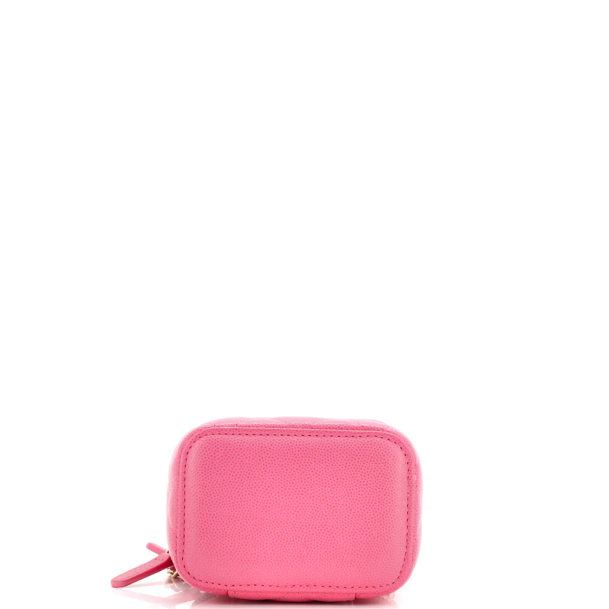Classic Vanity Case with Chain Quilted Caviar Mini - Deep Luxury