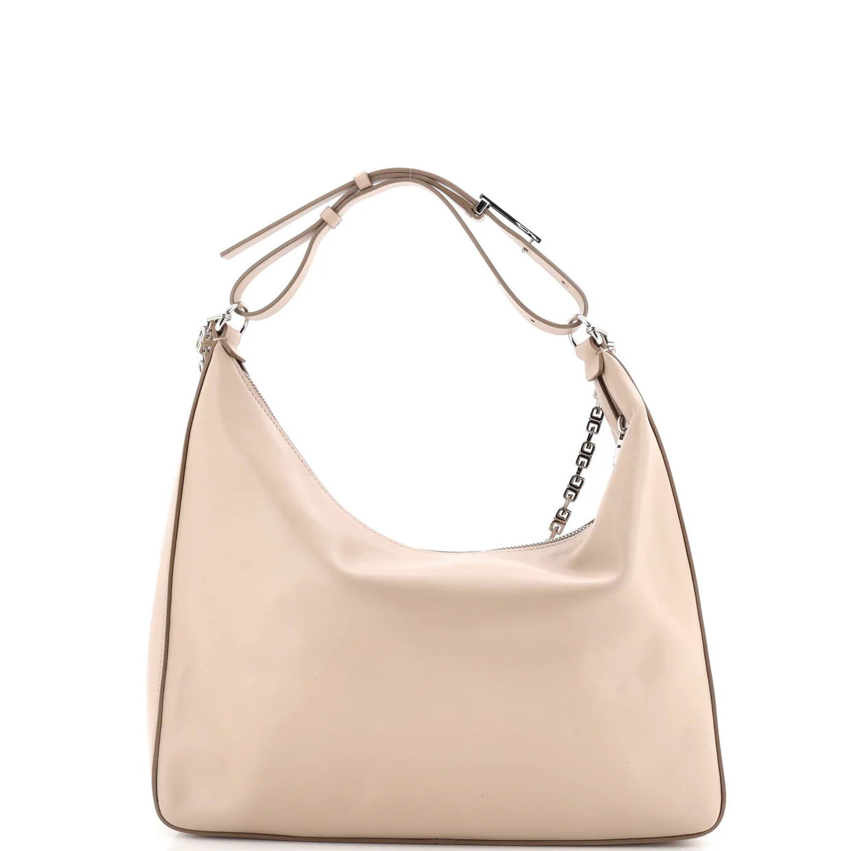 Moon Cut Out Bag Leather Medium - Deep Luxury