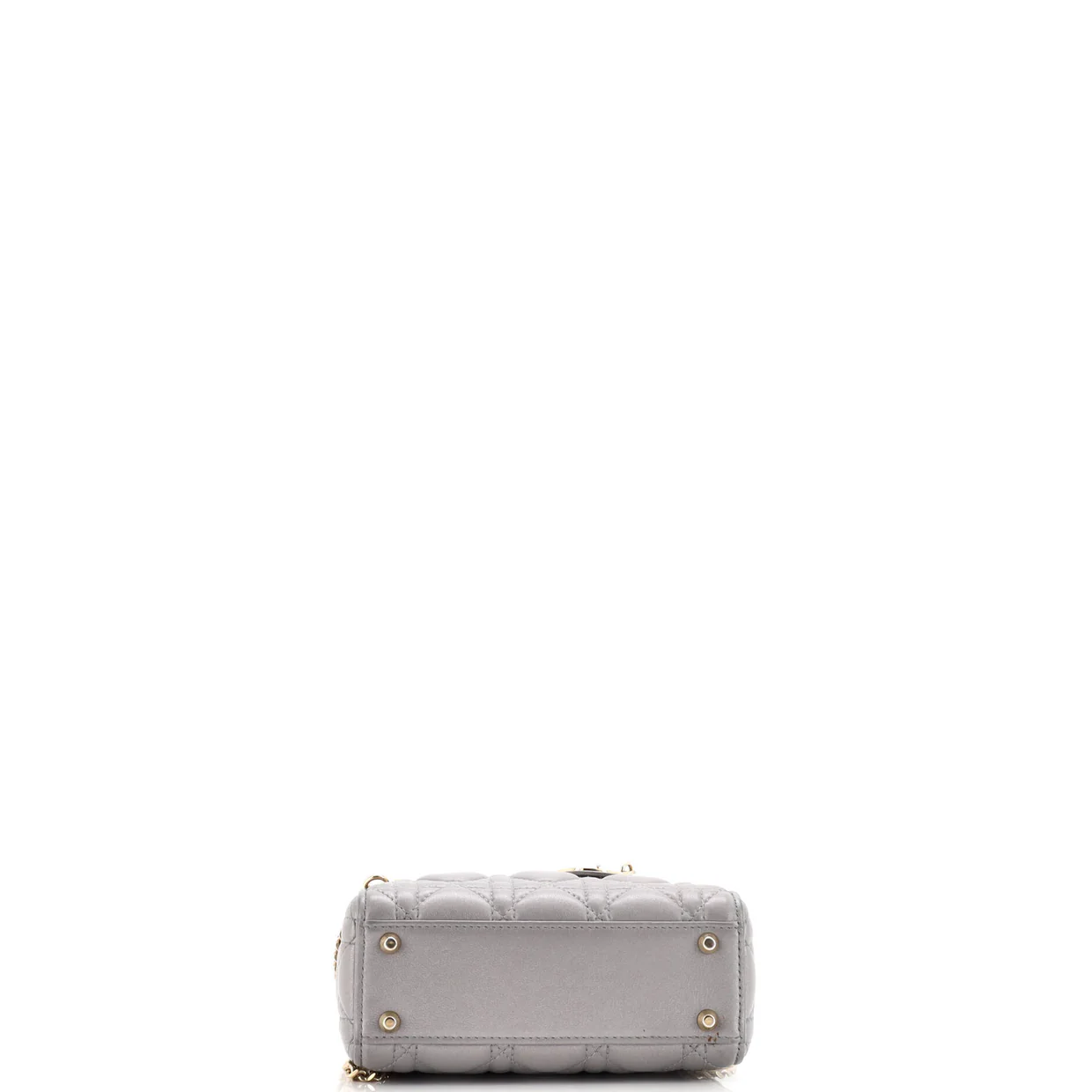 Lady Dior Chain Bag Cannage Quilt Lambskin Mini - Deep Luxury