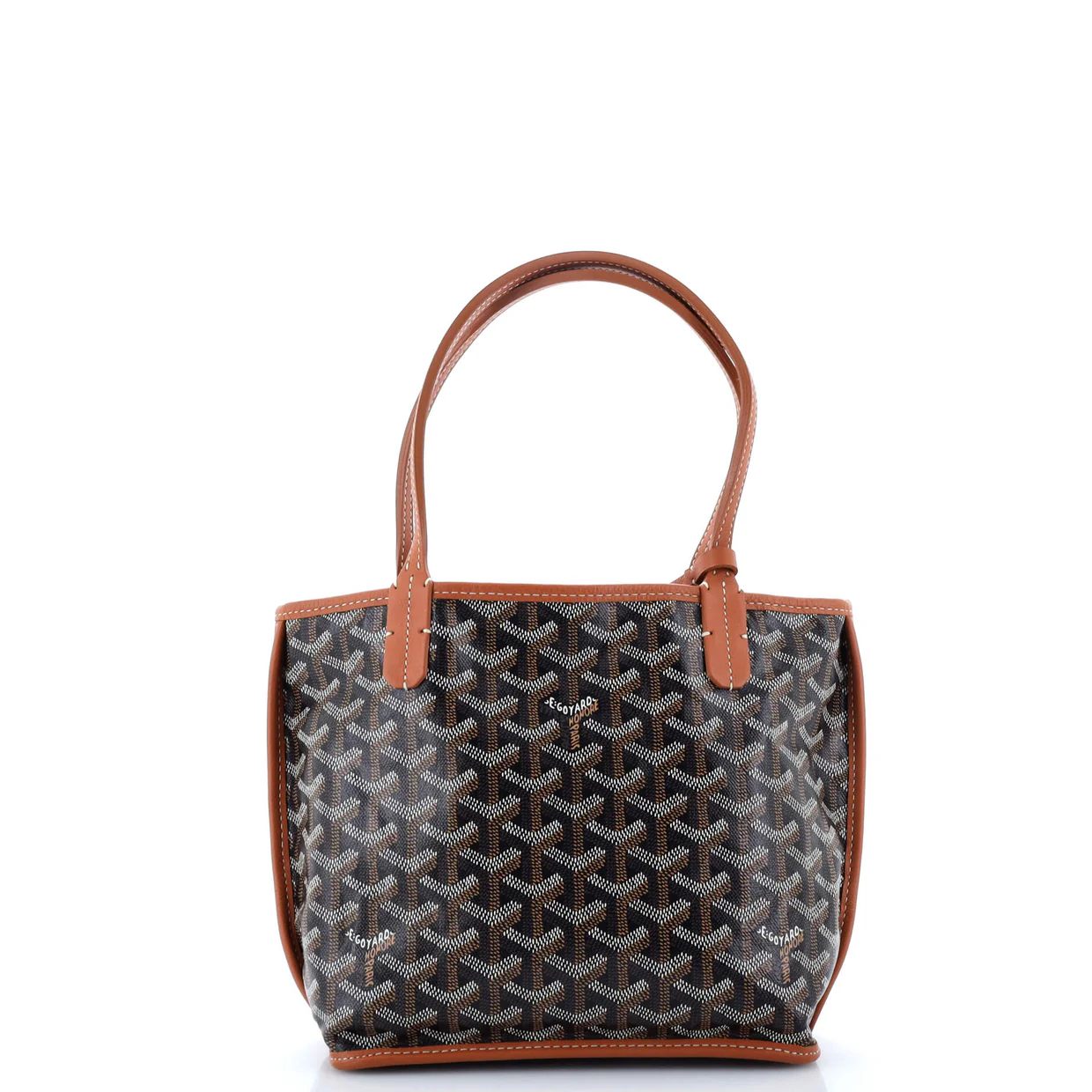 Anjou Reversible Tote Coated Canvas Mini - Deep Luxury