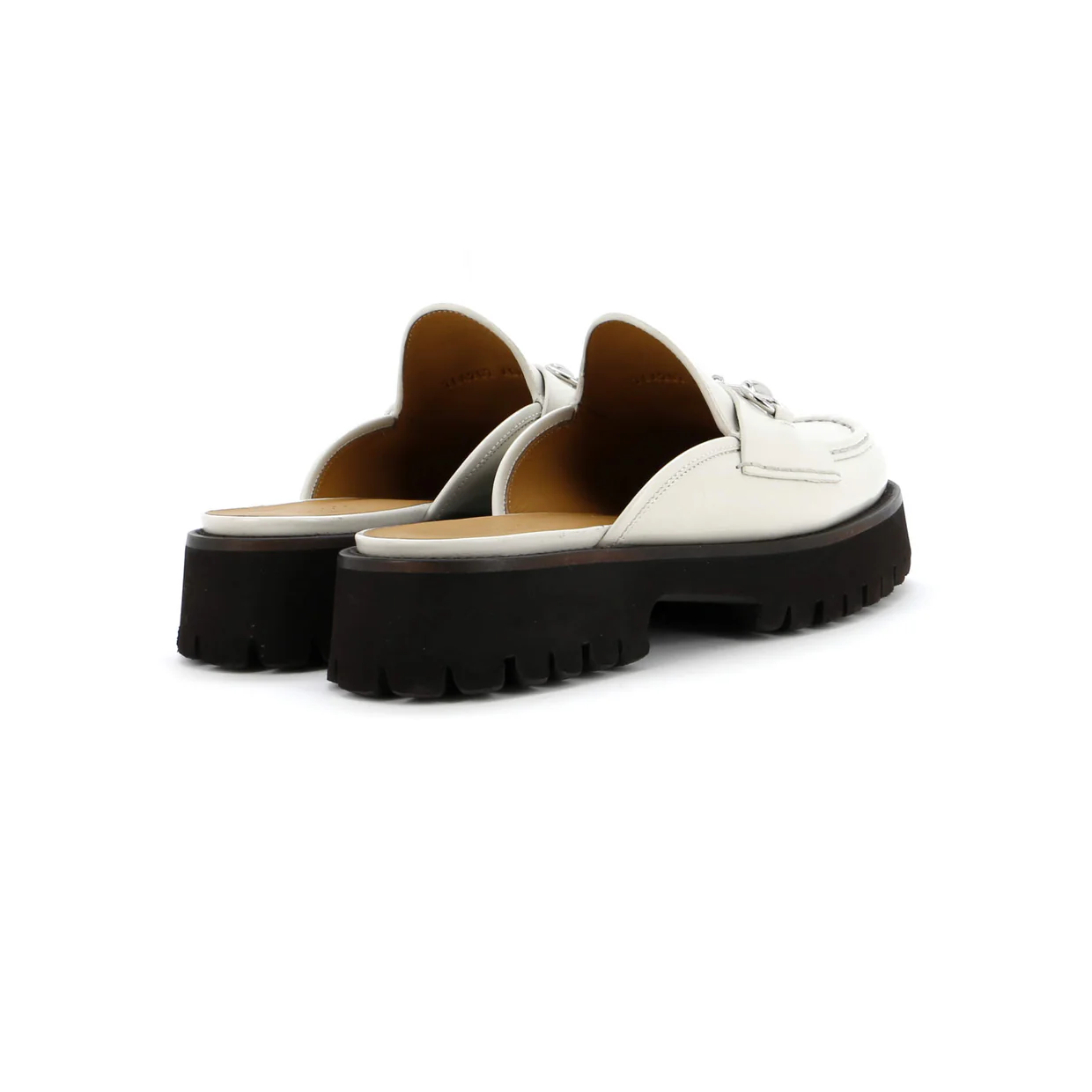 Women's Horsebit Flatform Mules Leather - Deep Luxury