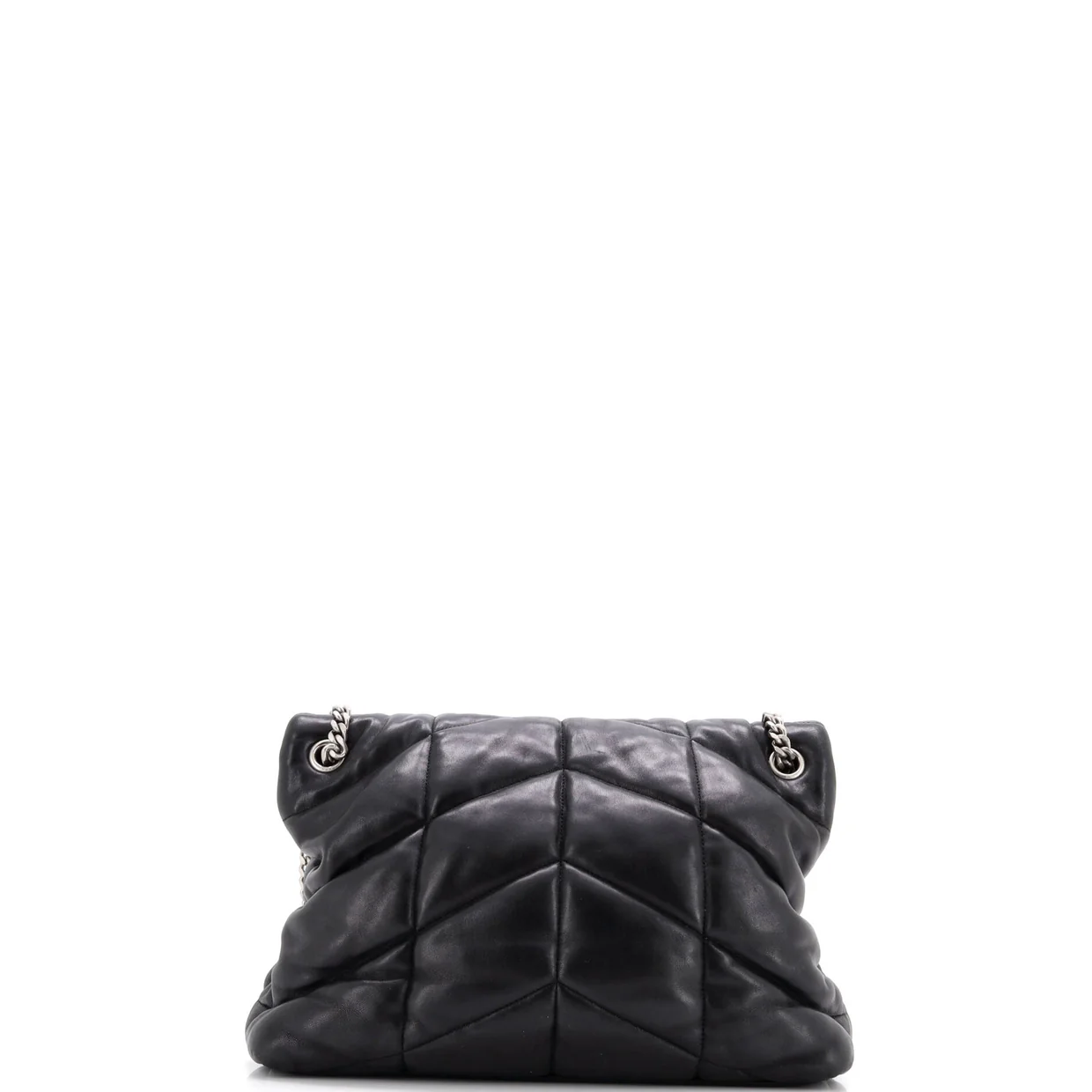 Loulou Puffer Shoulder Bag Quilted Leather Medium - Deep Luxury