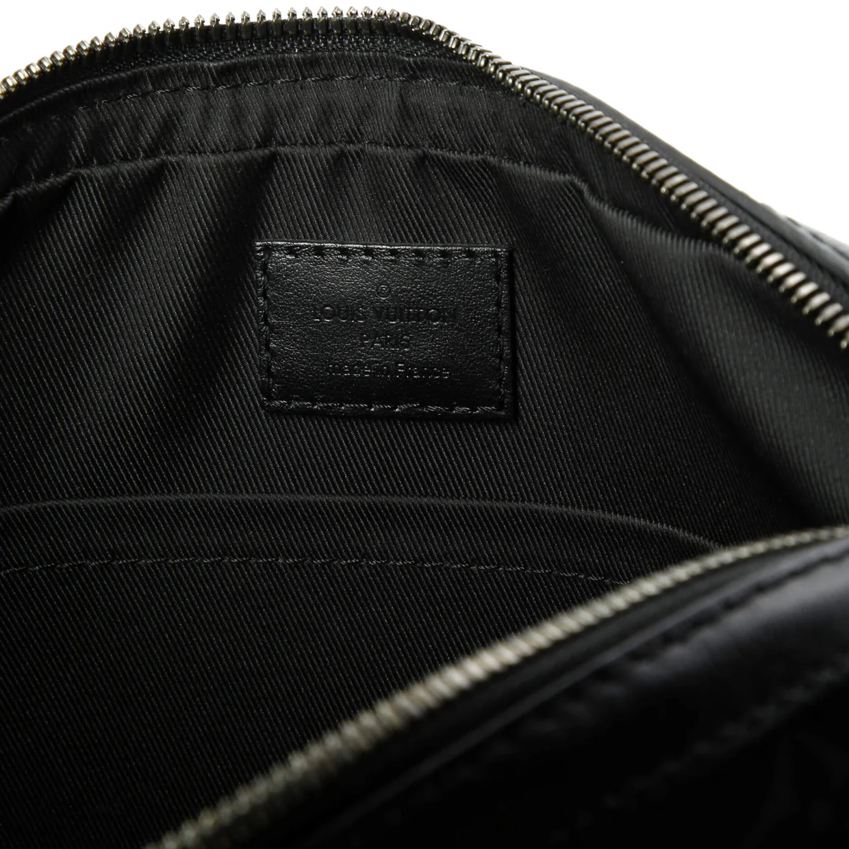 Trio Messenger Bag Reverse Monogram Eclipse Canvas - Deep Luxury