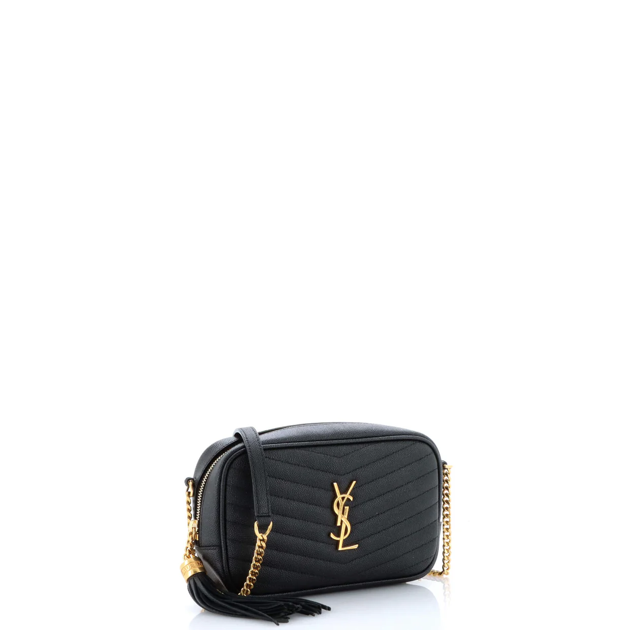 Lou Camera Bag Matelasse Chevron Leather Mini - Deep Luxury