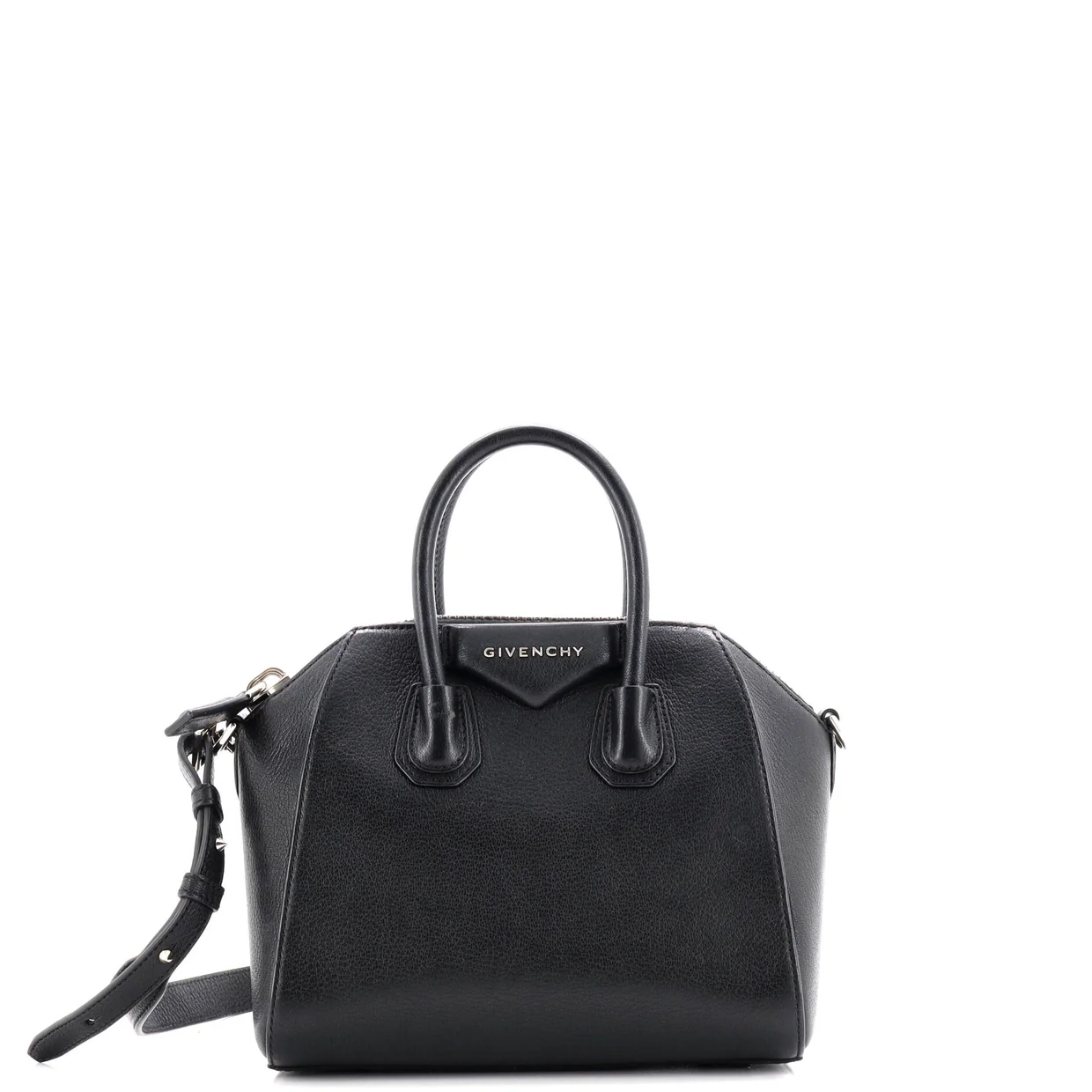 Antigona Bag Leather Mini - Deep Luxury