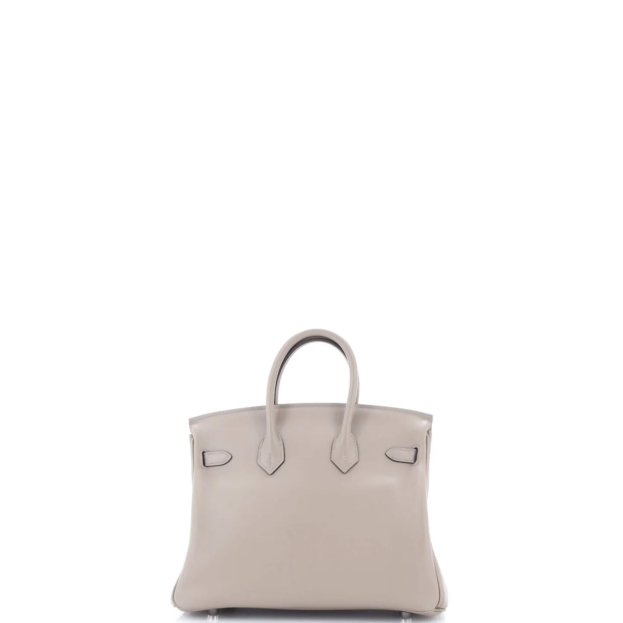 Birkin Handbag Grey Swift with Palladium Hardware 25 - Deep Luxury