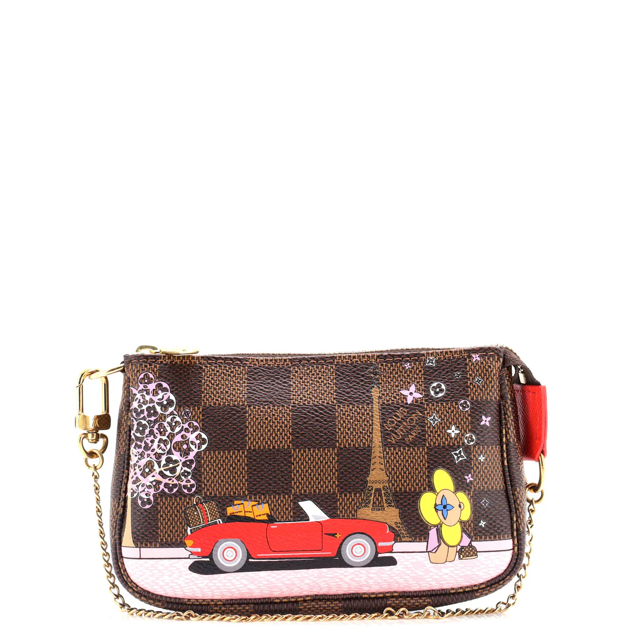 Pochette Accessoires Limited Edition Vivienne Xmas Damier Mini - Deep Luxury