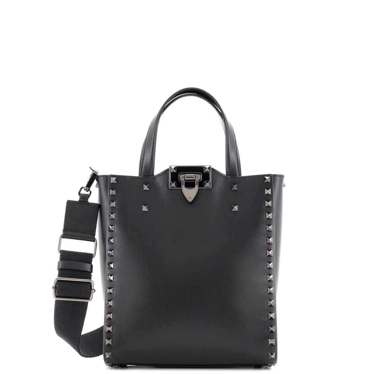 Rockstud Alcove Tote Leather Medium - Deep Luxury