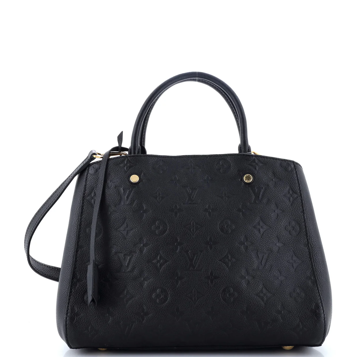 Montaigne Handbag Monogram Empreinte Leather MM - Deep Luxury