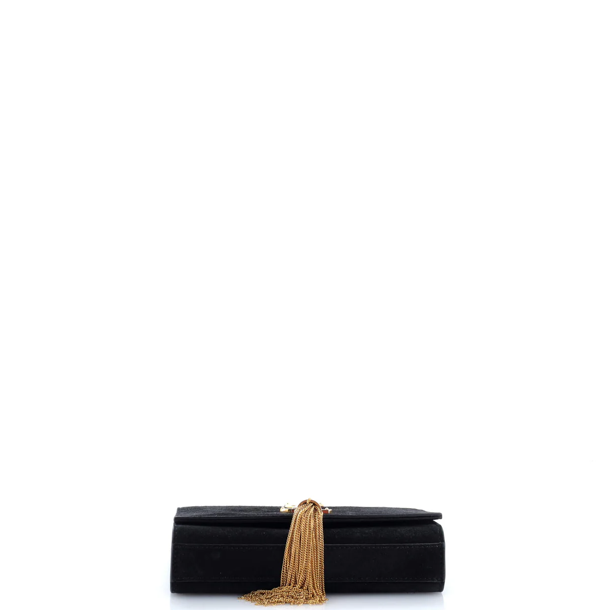 Classic Monogram Tassel Crossbody Bag Suede Small - Deep Luxury