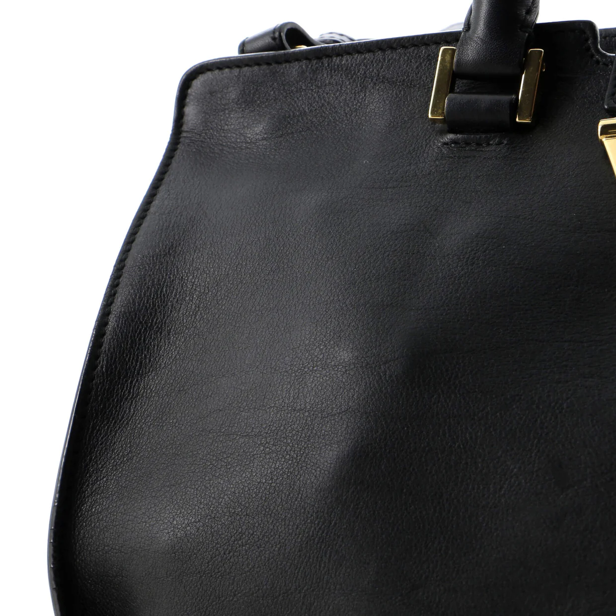 Classic Y Cabas Leather Small - Deep Luxury