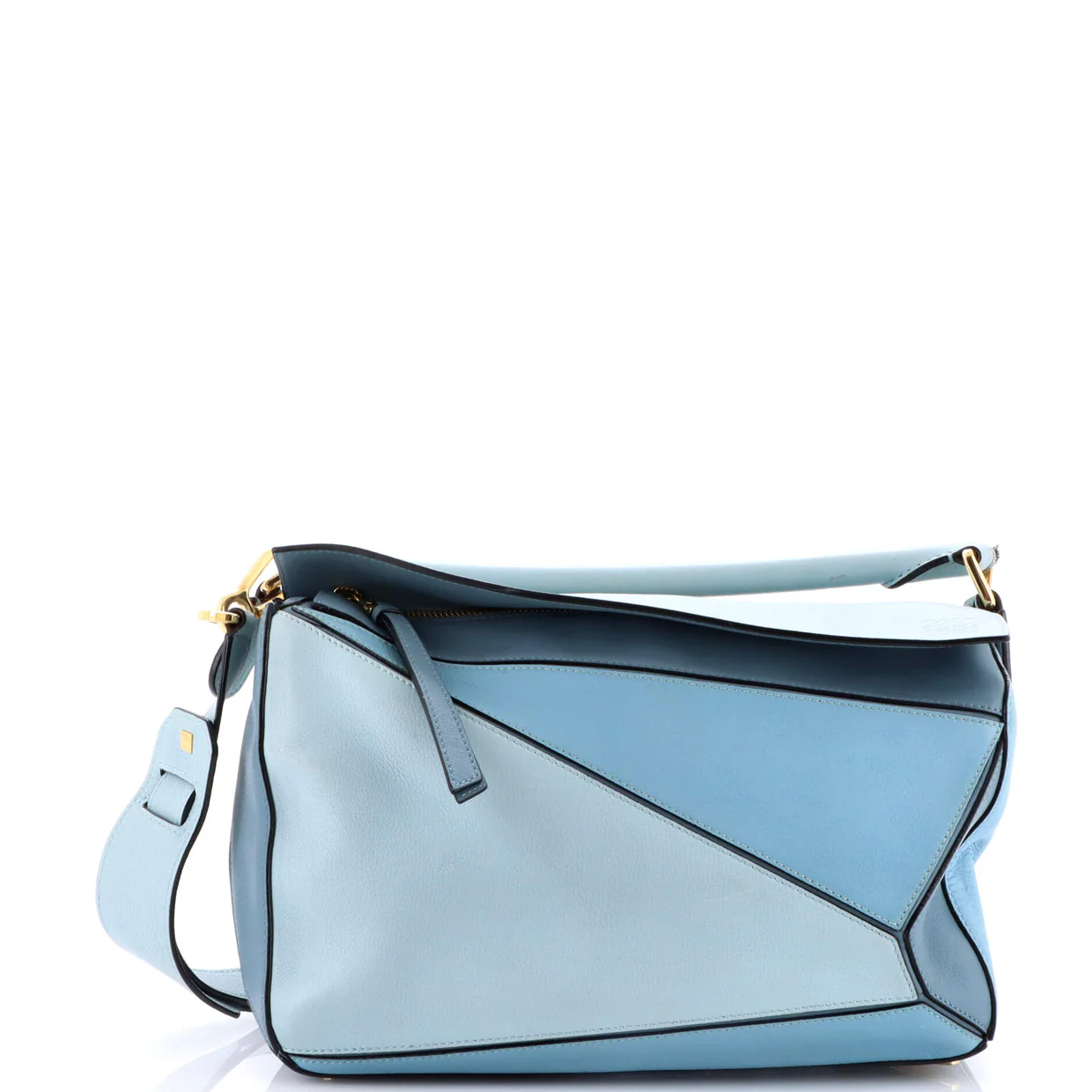 Puzzle Bag Leather Medium - Deep Luxury