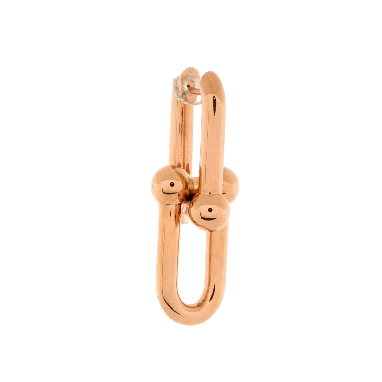 Hardwear Link Earrings 18K Rose Gold Large - Deep Luxury