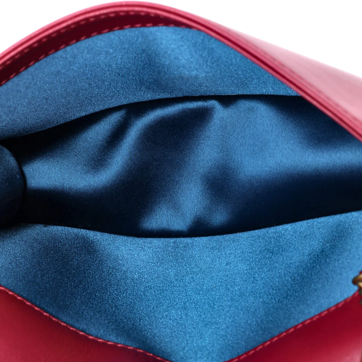 GG Marmont Chain Flap Bag Embroidered Matelasse Velvet Mini - Deep Luxury