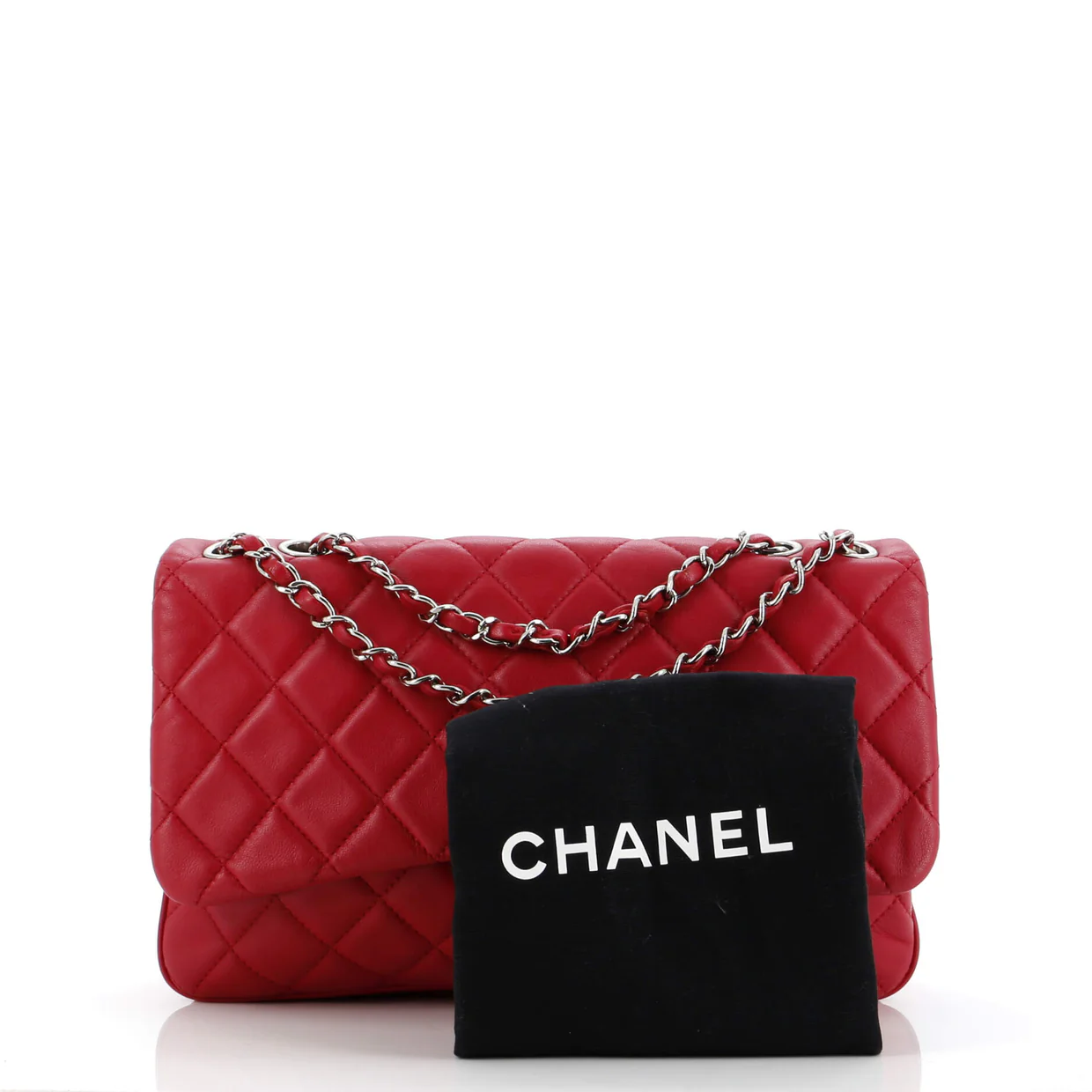 3 Flap Bag NM Quilted Lambskin Jumbo - Deep Luxury