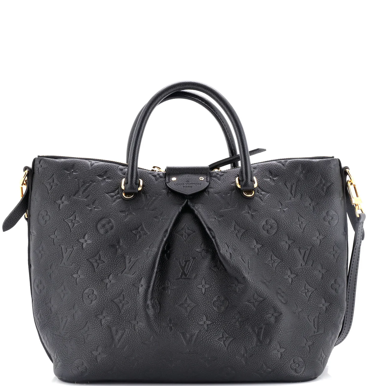 Mazarine Handbag Monogram Empreinte Leather MM - Deep Luxury