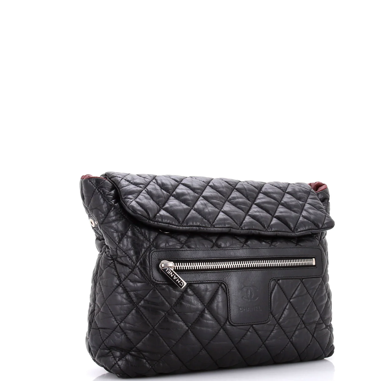 Coco Cocoon Flap Backpack Quilted Lambskin - Deep Luxury