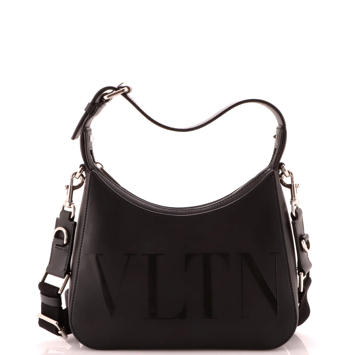 VLTN Hobo Printed Leather Small - Deep Luxury