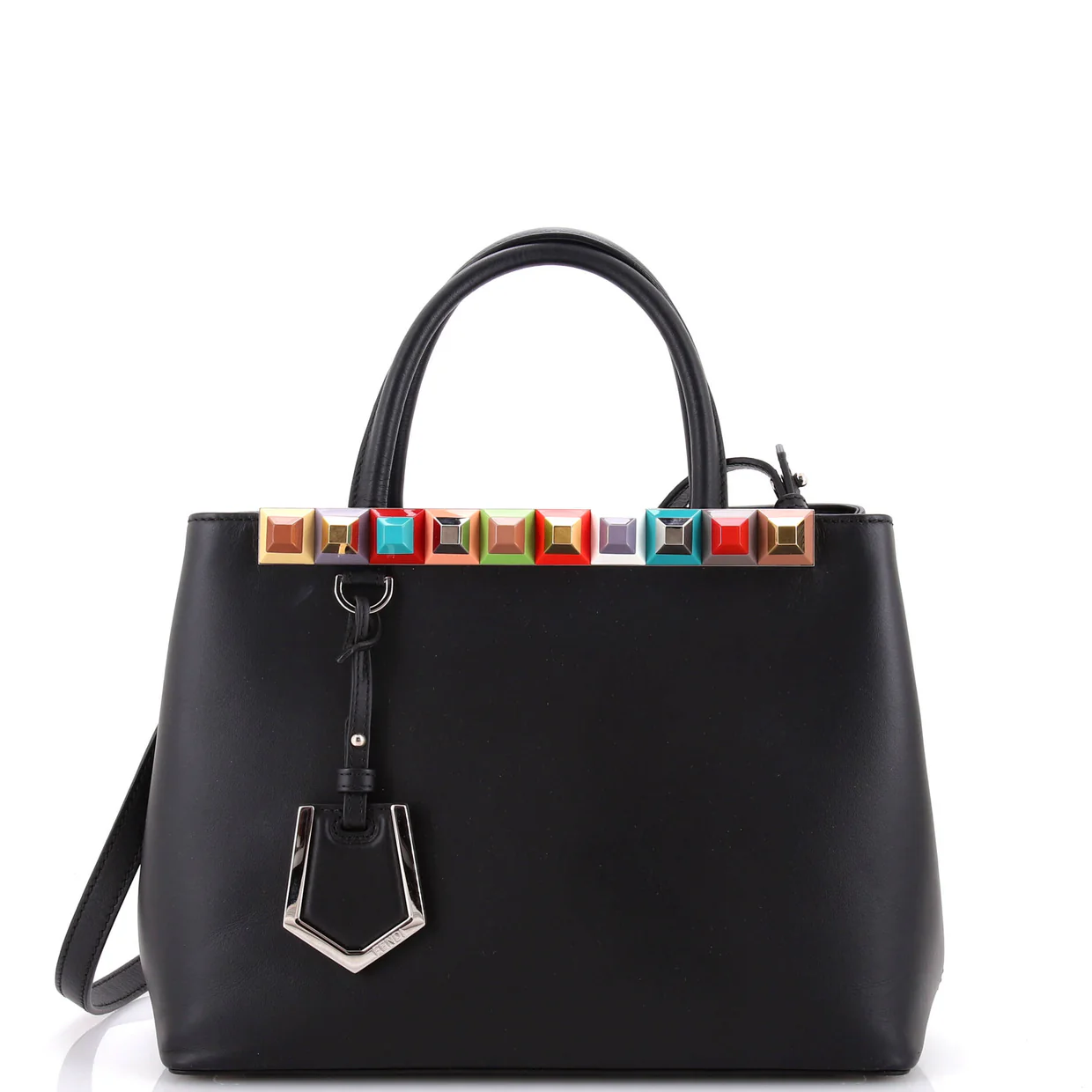 2Jours Bag Studded Leather Petite - Deep Luxury