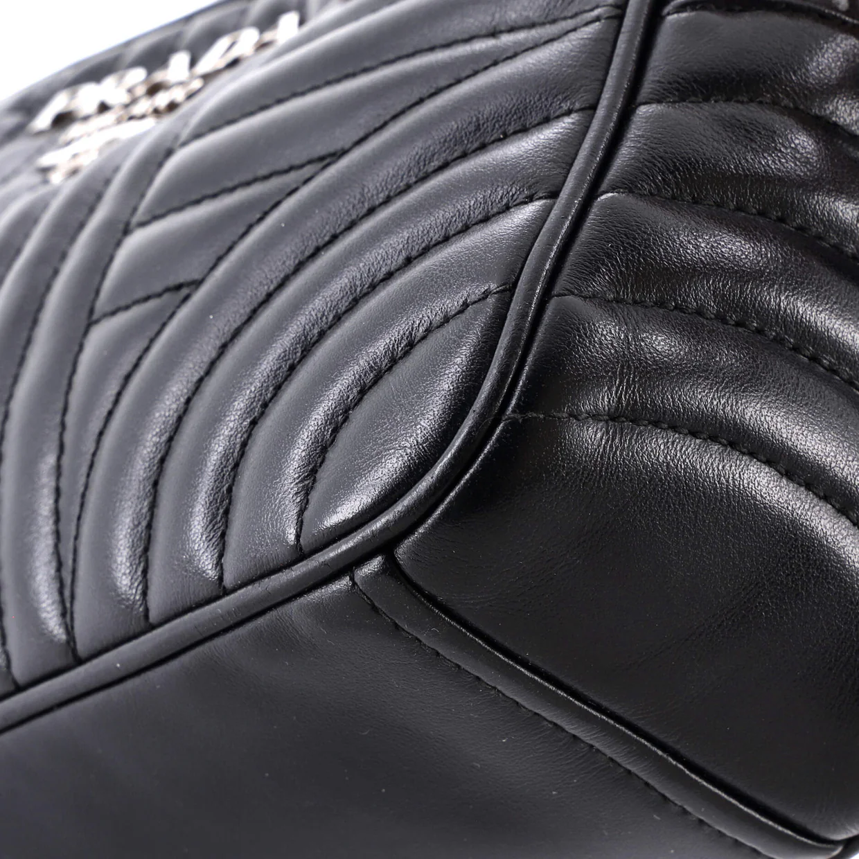 Camera Bag Diagramme Quilted Leather Small - Deep Luxury