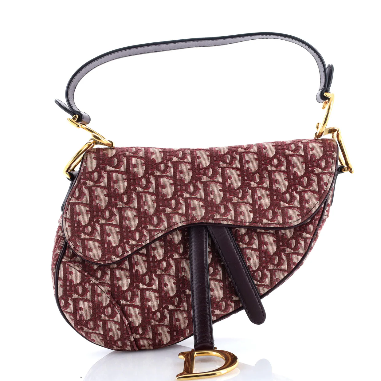 Saddle Handbag Oblique Canvas Medium - Deep Luxury