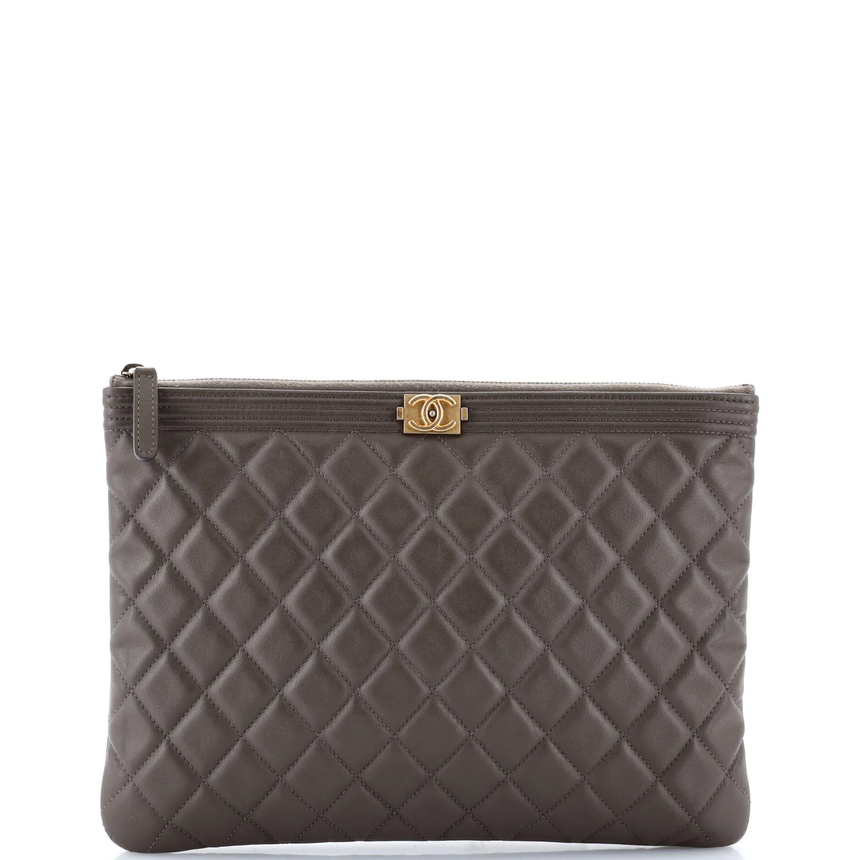 Boy O Case Clutch Quilted Lambskin Medium - Deep Luxury