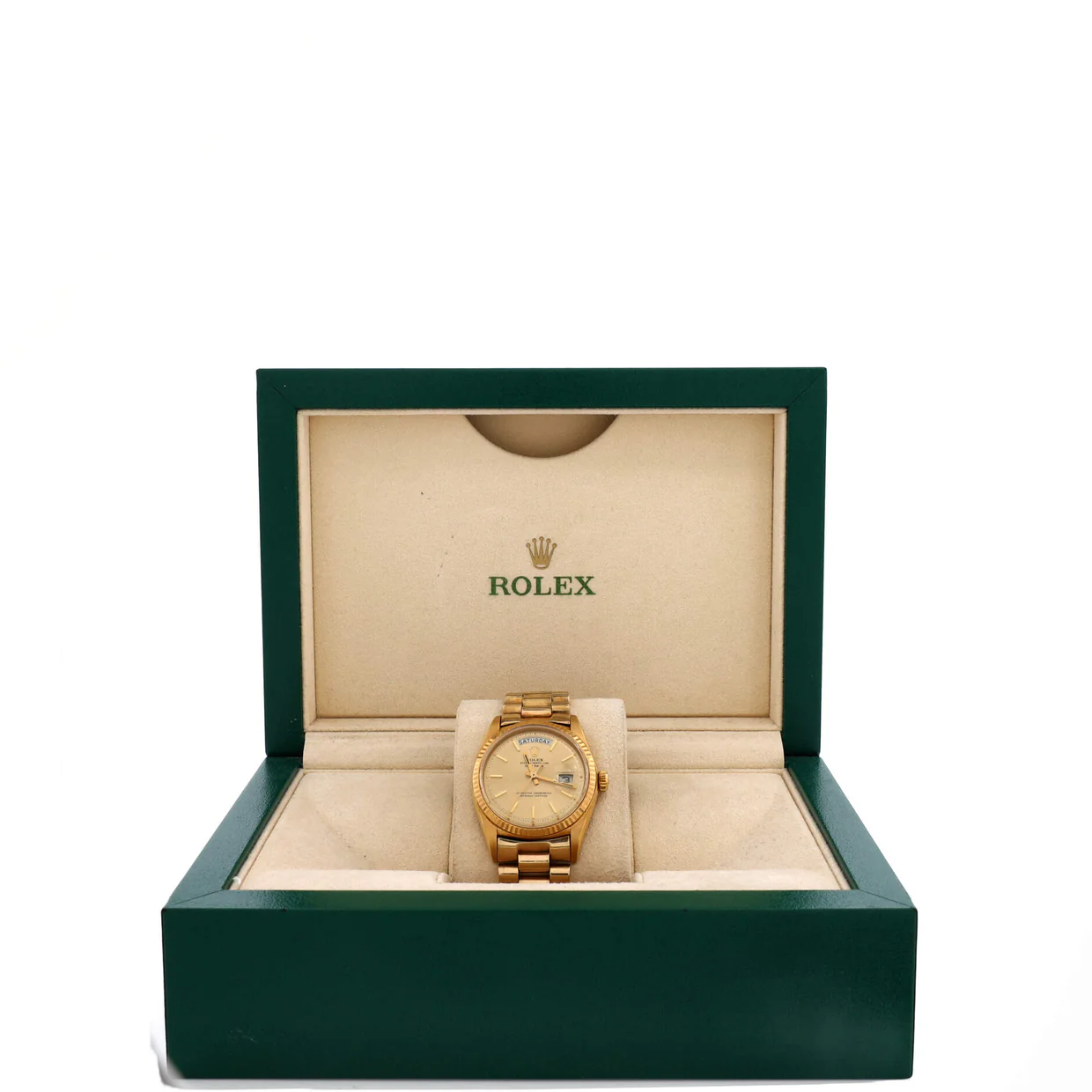 Oyster Perpetual President Day-Date Automatic Watch Yellow Gold 36 - Deep Luxury