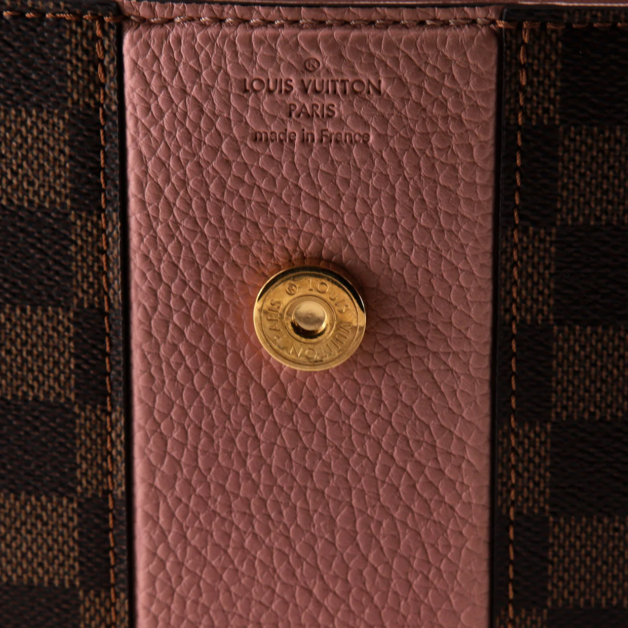 Bond Street Handbag Damier with Leather MM - Deep Luxury