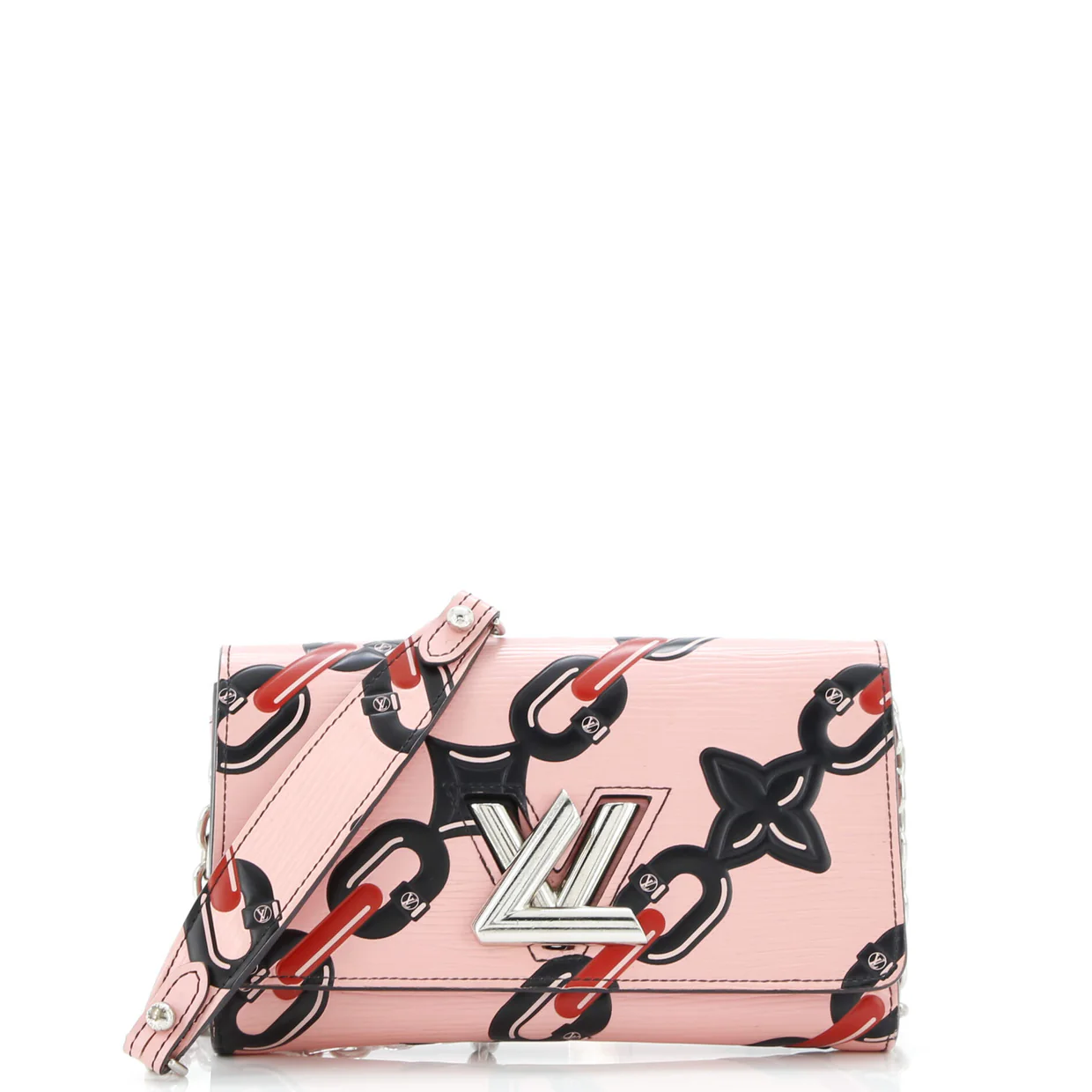 Twist Chain Wallet Limited Edition Print Epi Leather - Deep Luxury