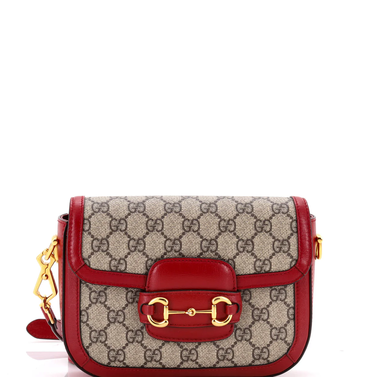 Horsebit 1955 Shoulder Bag GG Coated Canvas with Leather Mini - Deep Luxury