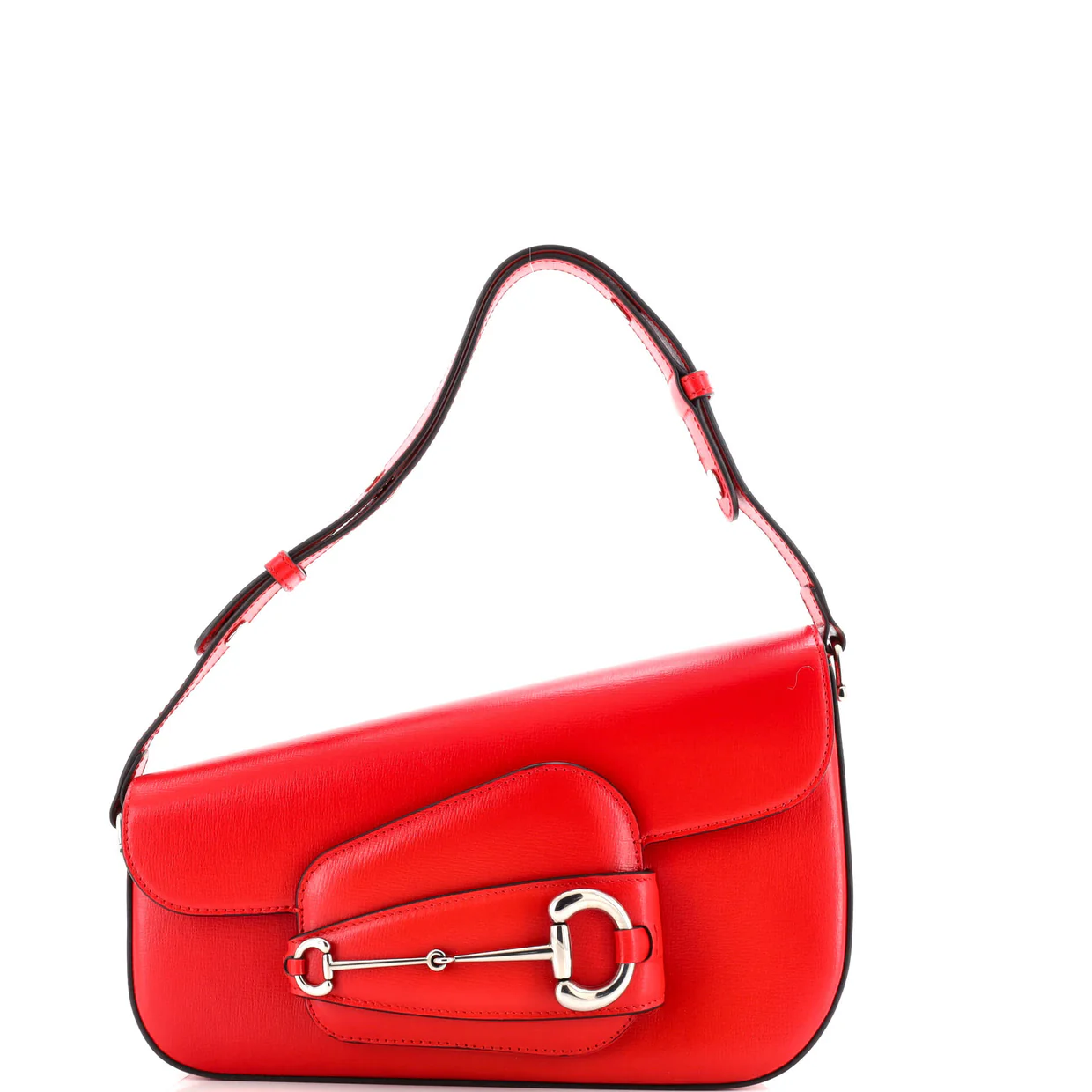 Horsebit 1955 Asymmetric Shoulder Bag Leather Small - Deep Luxury