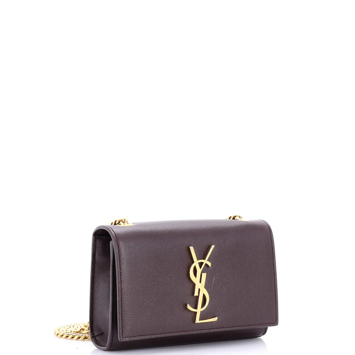 Classic Monogram Crossbody Bag Grainy Leather Small - Deep Luxury