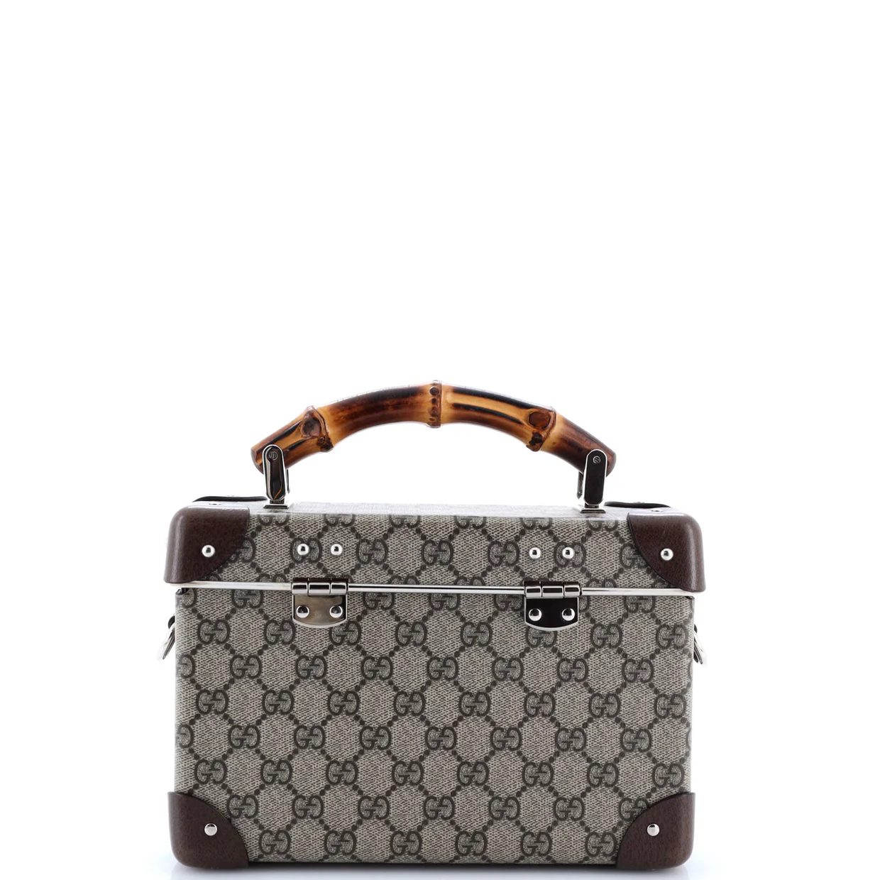 Bamboo Globe-Trotter Vanity Case GG Coated Canvas - Deep Luxury